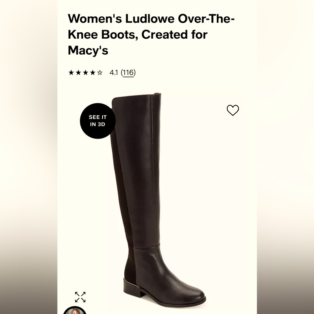 ALFANI Ludlowe over the knee Boots Size 9